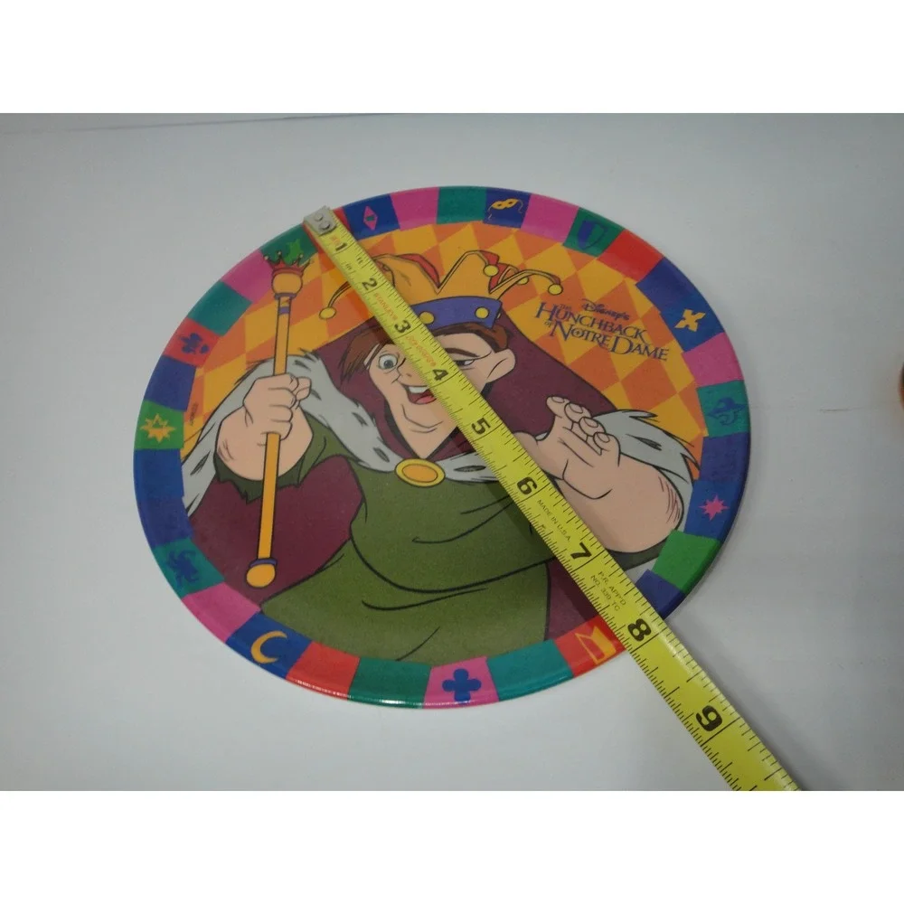 Vintage Disney Hunchback of Notre Dame Quasimodo Zak Designs Melamine Plate 8